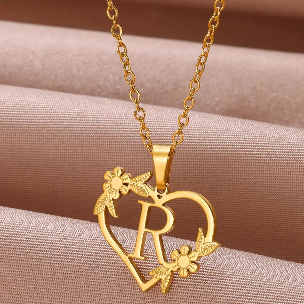 Letter Necklace Best Gift INVETITUM
