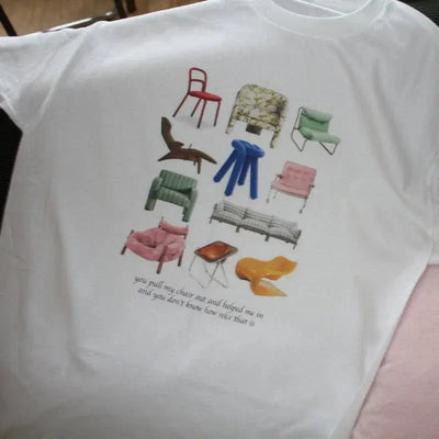 Design Chairs Vintage T Shirt INVETITUM