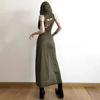 Desert Walker Hooded Dress INVETITUM