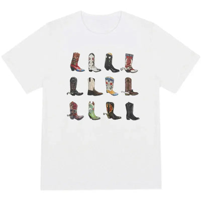 Boot Western T-Shirt INVETITUM