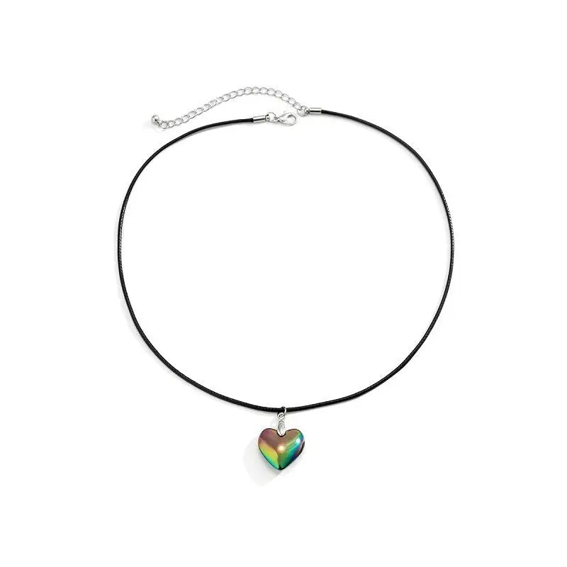 Glass Heart Necklace INVETITUM