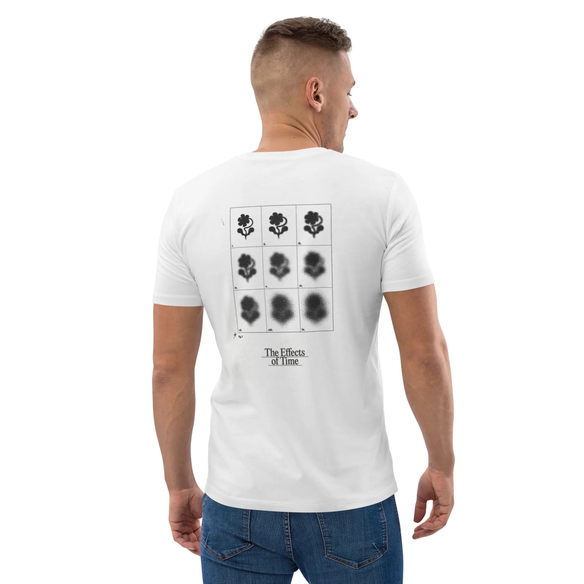 The effect of time cotton t-shirt INVETITUM